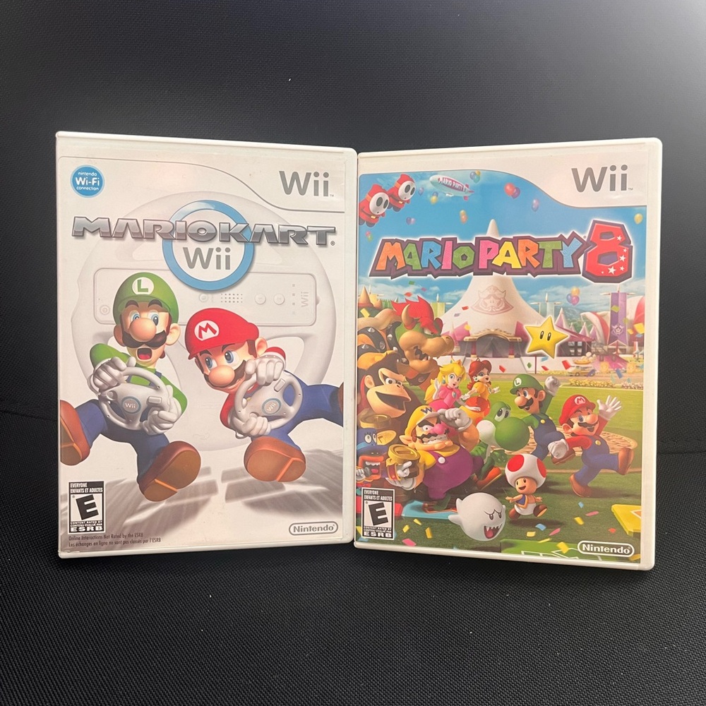 Wii Games Bundle Mariokart and Mario Party 8